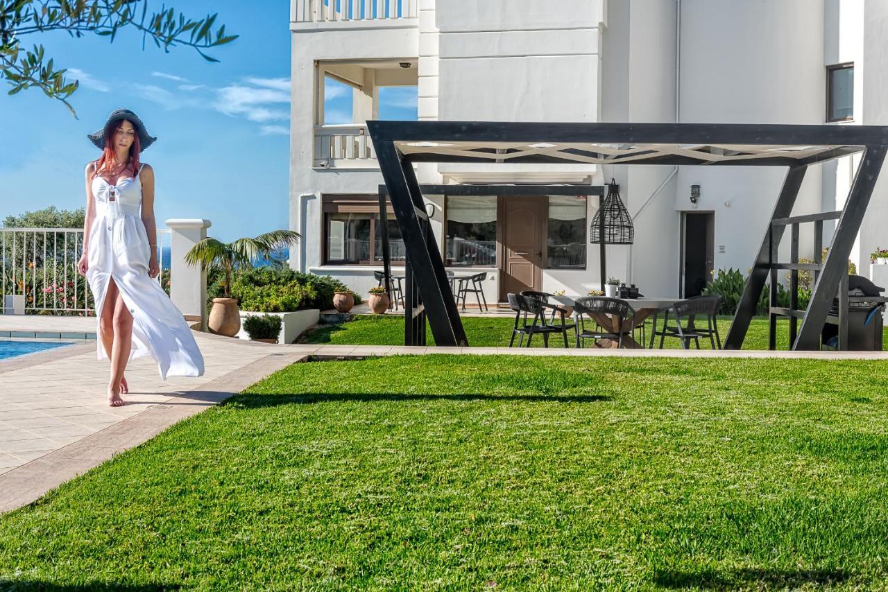 Villa Cretan Blu Platanias Platanés Exterior foto